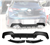 19-22 Corolla E210 Hatchback Matte Black Rear Diffuser & Bumper Splitter