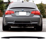 Fits 07-13 BMW E92 Coupe Performance High Kick Unpainted ABS Trunk Spoiler Wing