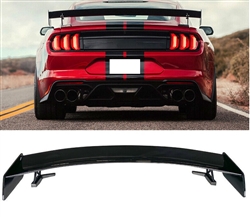 2015-2022 Ford Mustang GT500 CFTP Style Rear Trunk Spoiler Wing - Gloss Black