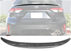 20-23 Toyota Corolla Sedan IKON Style Trunk Spoiler Wing Carbon Fiber Print