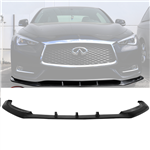 17-20 Infiniti Q60 Coupe  V3 Style Front Bumper Lip Spoiler Body Kit-PU