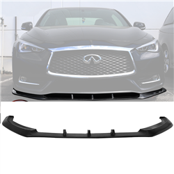 17-20 Infiniti Q60 Coupe  V3 Style Front Bumper Lip Spoiler Body Kit-PU