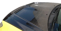 Carbon Fiber Hood Invader Style for Lexus IS300 4DR 2000-2005