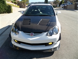 Carbon Fiber Hood MAX Style for Acura RSX 2DR 02-06