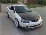 2002-2006 Acura Rsx Oem Style Carbon Fiber Hood