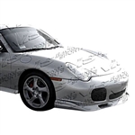 2002-2004 Porsche 996 Turbo 2Dr Wolf Front Lip