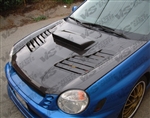 2002-2003 Subaru Wrx Tracer Style Carbon Fiber Hood