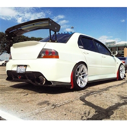 2003-2007 Mitsubishi Evo 8/9 4Dr Voltex style V-mount Carbon Fiber Spoiler