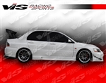 2003-2007 Mitsubishi Evo 8/9 4Dr Wings Side Skirts ( ings style )