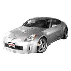 2003-2008 Nissan 350Z 2Dr Invader 1 Side Skirts ( veilside V1 style )