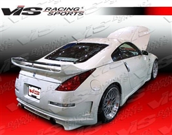 2003-2008 Nissan 350Z 2Dr Invader Type 3 Spoiler With Carbon Fiber Center Deck ( veilside V3  style )