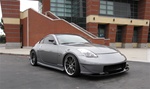 2003-2008 Nissan 350Z 2Dr N Spec Front Bumper with Canards ( Ings Type E Long Nose replica )