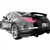 2003-2008 Nissan 350Z 2Dr Techno R Rear Aprons ( nismo style )