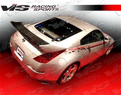 Carbon Fiber Center Deck Spoiler Techno R 2 Style for Nissan 350Z 2DR 03-08