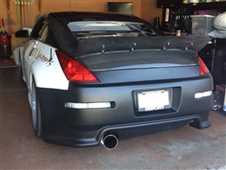2003-2008 Nissan 350Z 2Dr Wings Rear Bumper ( ings style )