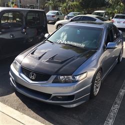 2004-2008 Acura Tsx Js Carbon Fiber Hood