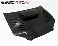 2004-2005 Subaru Wrx Tracer Carbon Fiber Hood W/ Sti Scoop
