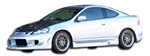 2002-2006 Acura Rsx 2Dr Wing 2 Side Skirts ( ings style 2