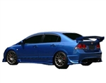 2006-2011 Honda Civic 4Dr Ballistix Side Skirts