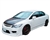 2006-2011 Honda Civic Jdm 4dr Js Style Front Bumper Garnishes (J's Racing Air Ducks)