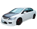 2006-2011 Honda Civic Jdm 4dr Js Style Front Bumper Garnishes (J's Racing Air Ducks)