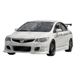 2006-2011 Honda Civic 4Dr Wings ( ings style ) Side Skirts