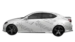 2006-2013 Lexus Is 250/350 4Dr Vip Side Skirts