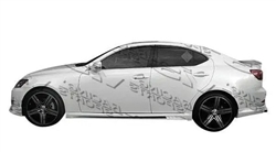 2006-2013 Lexus Is 250/350 4Dr Vip Side Skirts