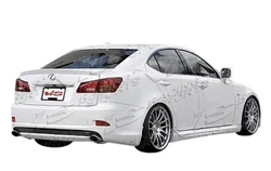 2006-2013 Lexus Is 250/350 4Dr Wings Side Skirts  ings style