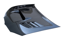 2006-2007 Subaru Wrx VS 2 style Heat Extractor Carbon Fiber Hood