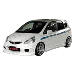 2007-2008 Honda Fit 4Dr Wings Side Skirts ( ings style )