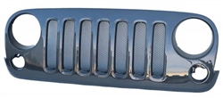 Carbon Fiber Grill OEM Style for Jeep Wrangler JK 4DR 07-18