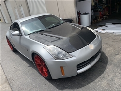 Carbon Fiber Hood Terminator GT Style for Nissan 350Z 2DR 07-08