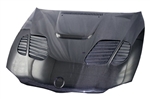 2008-2012 Bmw 1 Series E82 2Dr Gtr Style Carbon Fiber Hood