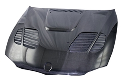 2008-2012 Bmw 1 Series E82 2Dr Gtr Style Carbon Fiber Hood