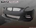 2008-2013 Infiniti G37 2Dr Zelda Front Bumper With Carbon Lip