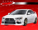 2008-2014 Mitsubishi Evo 10 Jpc Front Lip Polyurethane.