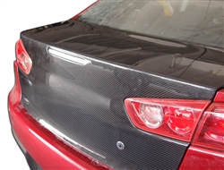 2008-2013 Mitsubishi Evo 10 Oem Style Carbon Fiber Trunk