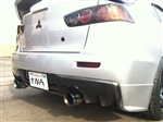 2008-2013 Mitsubishi Evo 10 Oem Style Carbon Fiber Rear Center Bumper Diffuser