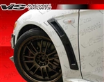 2008-2014 Mitsubishi Evo 10 Oem Style Carbon Fiber Fender Inserts