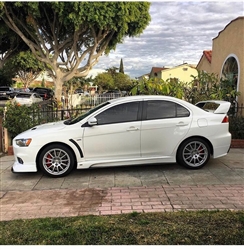 2008-2013 MITSUBISHI LANCER EVOLUTION EVO X 10 VARIS STYLE SIDE SKIRTS