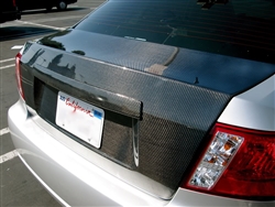 2008-2014  Subaru Wrx 4Dr Oem Style Carbon Fiber Trunk