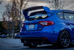 2008-2014 Subaru Wrx Hb Vrs Rear Spoiler With Carbon Center Deck
