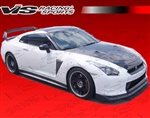 2009-2011 Nissan Skyline R35 Gtr Godzilla X Front Bumper With Carbon Front Lip.