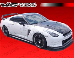 2009-2011 Nissan Skyline R35 Gtr Godzilla X Front Bumper With Carbon Front Lip.