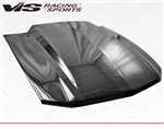 2010-2012 Ford Mustang 2Dr Cowl Induction Carbon Fiber Hood