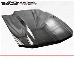 2010-2012 Ford Mustang 2Dr Cowl Induction Carbon Fiber Hood