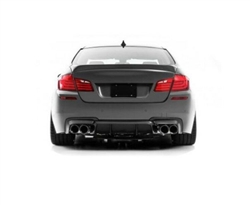 11-16 BMW 5 Series F10 M-Tech M-Sport Rear Diffuser V Style Gray Primer