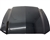 2013-2014 Ford Mustang 2Dr Cowl Induction Carbon Fiber Hood
