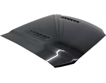 2013-2014 Ford Mustang 2Dr GT Style Carbon Fiber Hood